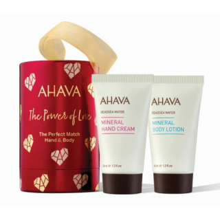 Ahava Promo The Perfect Match Hand & Body Mineral Ενυδατική Λοσιόν Σώματος 40ml & Mineral Ενυδατική Κρέμα Χεριών 40ml