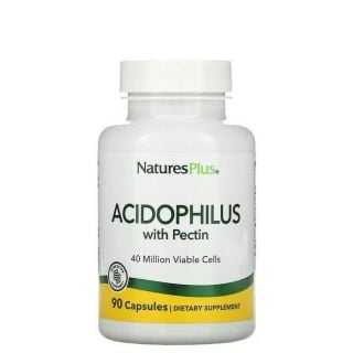 Nature's Plus Acidophilus with Pectin Συμπλήρωμα Προβιοτικών 90κάψουλες