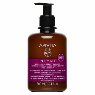 Apivita Intimate Lady 300ml Καθημερινό Απαλό Κρεμώδες Καθαριστικό για την Ευαίσθητη Περιοχή με Αλόη και Πρόπολη