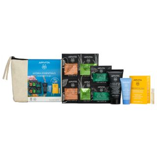 Apivita Promo Hydra Essentials - Aqua Beelicious Κρέμα-Gel Ενυδάτωσης, Beessential Oils 1.6ml, Black Cleansing Gel 50ml & 3 Μάσκες Express