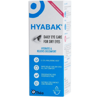 Hyabak 0.15% 10ml Οφθαλμικές Σταγόνες