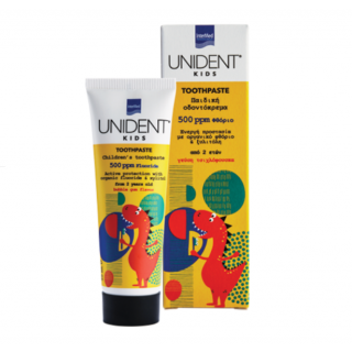 InterMed Unident Kids Toothpaste Παιδική Οδοντόκρεμα 2y+ Με Φθόριο 500ppm 50ml