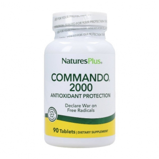 Nature's Plus Commando 2000 Πρωτοποριακή Αντιοξειδωτική Φόρμουλα Μεγάλου Φάσματος 90ταμπλέτες