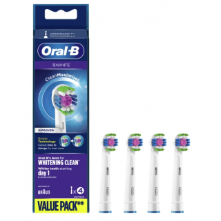 Oral-B 3D White Ανταλλακτική Κεφαλή 4 Τεμάχια