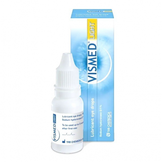 Vismed Light Lubricant Eye Drops 0,1% 15ml Λιπαντικές Οφθαλμικές Σταγόνες