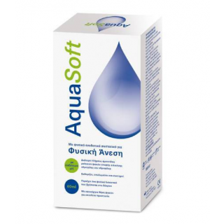 Aquasoft Travel Size Διάλυμα Φακών Επαφής 60ml