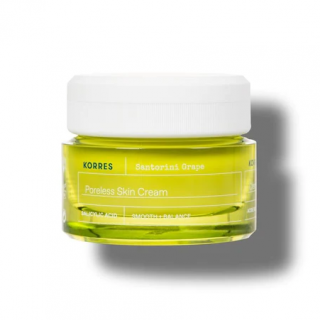 Korres Santorini Grape Poreless Skin Cream 40ml Κρέμα-gel Ελαφριάς Υφής για Σύσφιξη Πόρων και Ισορροπημένη Ενυδάτωση