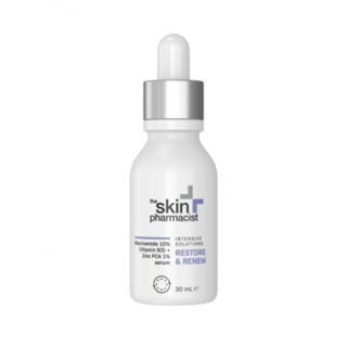 InterMed The Skin Pharmacist Restore & Renew Niacinamide (Vitamin B3) 10 % & Zinc PCA 1 % Serum 30ml Ορός Αντιμετώπισης των Ατελειών  &  Μείωσης της Λιπαρότητας