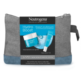 Neutrogena Promo Hydro Boost Water Gel Ενυδατική Κρέμα Προσώπου για Κανονικές - Mικτές Επιδερμίδες 50ml & Hydro Boost Κρέμα Ματιών 15ml & Δώρο Τσαντάκι