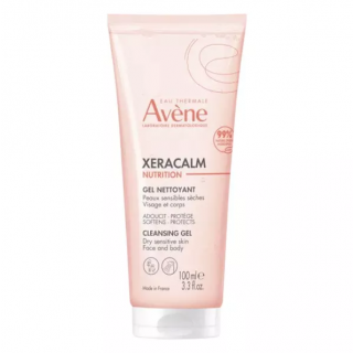 Avene Xeracalm Nutrition Cleansing Gel 100ml Τζελ Καθαρισμού Προσώπου Και Σώματος Για Ευαίσθητες Και Ξηρές Επιδερμίδες