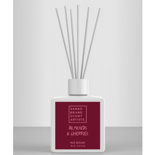 Sanko Scent Reed Diffuser with Sticks Almonds & Cherries Αρωματικό Χώρου με Στικς 125ml 