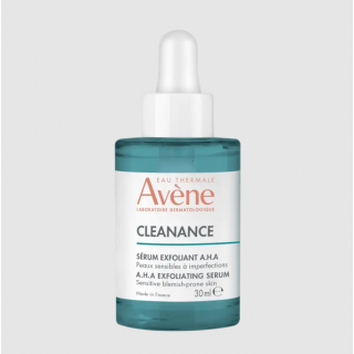 Avene Cleanance AHA Exfoliating Serum 30ml Ορός Απολέπισης, Μειώνει τις Ατέλειες και Συσφίγγει τους Πόρους