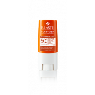 Rilastil Sun System Transparent Stick Spf50 8.5ml Αντηλιακό Στικ για τις Ευαίσθητες Ζώνες