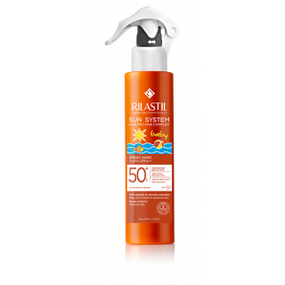 Rilastil Sun System Baby Vapo Spray Spf50 200ml Παιδικό Αντηλιακό Γαλάκτωμα Σώματος σε Σπρέι Χωρίς Άρωμα