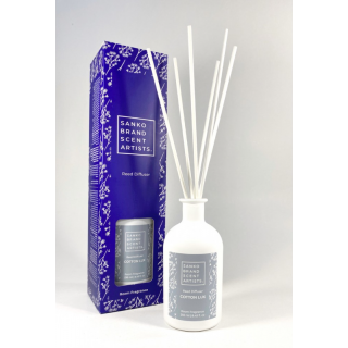 Sanko Scent Reed Diffuser With Sticks Cotton Lux Αρωματικό Χώρου με Στικς 250ml 