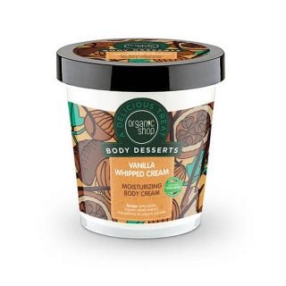 Natura Siberica Organic Shop Body Desserts Ενυδατική Κρέμα Σώματος με Άρωμα Βανίλια 450ml