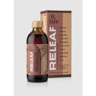 Atlife Releaf Herbal Throat Syrop Φυσικό Σιρόπι Για Το Λαιμό Με Μολόχα, Θυμάρι Και Μάραθο 150ml