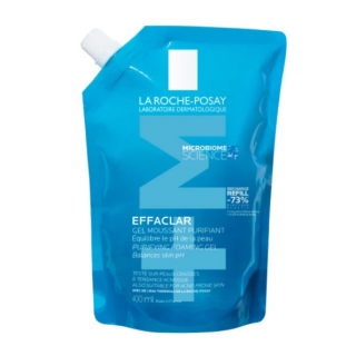La Roche Posay Effaclar Gel+M Refill 400ml Τζελ Καθαρισμού Προσώπου για την Ακμή - Ανταλλακτικό