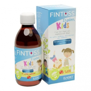Eladiet Fintuss Kids Syrup for Dry & Productive Coughs 140ml