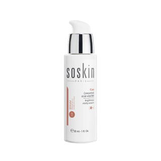 Soskin Brightness Vitality Serum C20 30ml Ενυδατικός Ορός Λάμψης για Κουρασμένες & Θαμπές Επιδερμίδες