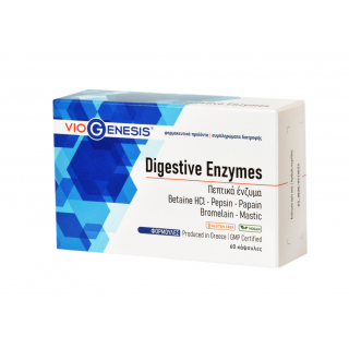 Viogenesis Betaine Plus 60κάψουλες για Ομαλή Πεπτική Διαδικασία