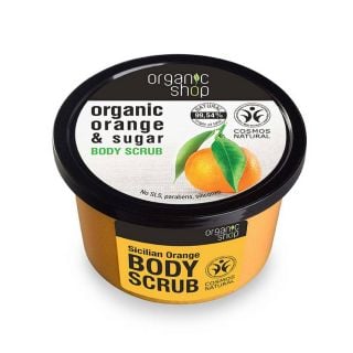 Natura Siberica Organic Shop Απολεπιστικό Σώματος Πορτοκάλι & Ζάχαρη 250ml