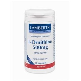 BestPharmacy.gr - Photo of Lamberts L Ornithine 500mg 60 Caps