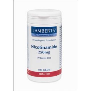 BestPharmacy.gr - Photo of Lamberts Nicotinamide 250mg 100 Tabs