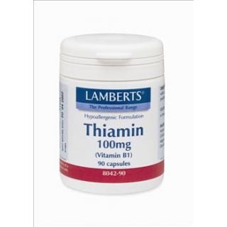 BestPharmacy.gr - Photo of Lamberts Thiamin 100mg (Vit B1) 90 Caps