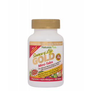 Nature's Plus Source of Life Gold 180 μίνι ταμπλέτες Πολυβιταμίνες