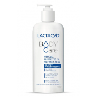 Lactacyd Body Care Deeply Moisturising 300ml Κρεμώδες Αφρόλουτρο για Πρόσωπο & Σώμα