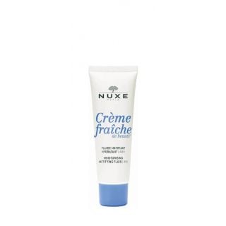 Nuxe Creme Fraiche De Beaute Moisturising Mattifying Fluid 50ml 48ωρη Ενυδατική Κρέμα Προσώπου Ελαφριάς Υφής με Ματ Αποτελέσματα