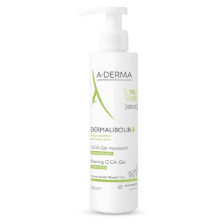 A-Derma Dermalibour+ Cica-Gel Εξυγιαντικό Αφρίζον Τζελ Καθαρισμού για Πρόσωπο & Σώμα 200ml