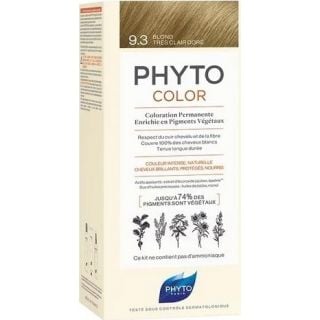 Phyto Phytocolor Μόνιμη Βαφή No9.3 Ξανθό Πολύ Ανοιχτό Χρυσό 50ml