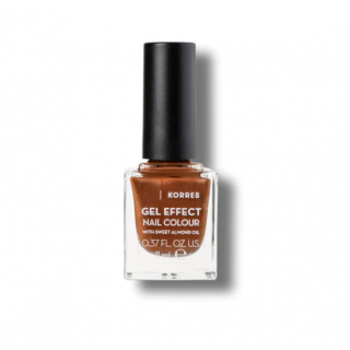 Korres Gel Effect Nail Colour Aegean Bronze 66 Βερνίκι Νυχιών 11ml