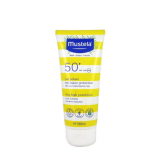 Mustela Very High Protection Sun Lotion SPF50+ Αντιηλιακό Προσώπου-Σώματος για Όλη την Οικογένεια 100ml