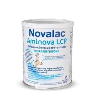 Novalac Aminova LCP Υποαλλεργιογόνο Γάλα σε Σκόνη για Βρέφη Άνω Των 6 Μηνών 400gr