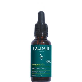 Caudalie Vinergetic C+ Huile De Nuit Detox 30ml Ξηρό Λάδι Προσώπου Νυκτός για Αναζωογόνηση & Αποτοξίνωση