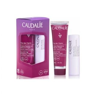 Caudalie Promo Lip & Hand Duo Thé des Vignes Κρέμα Χεριών Και Νυχιών 30ml & Lip Conditioner Ενυδατικό Stick Χειλιών 4.5gr