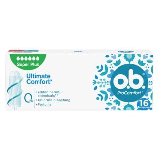 O.B. Procomfort Super Plus 16 Tampons για Αυξημένη Ροή