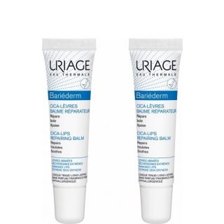 Uriage Special Offer Bariederm Cica Levres 2x15ml Βάλσαμο για Ξηρά & Σκασμένα Χείλη