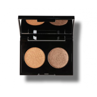 Korres Volcanic Minerals Velvet Dual Eyeshadow Παλέτα Σκιών Golden Amber 28 3gr