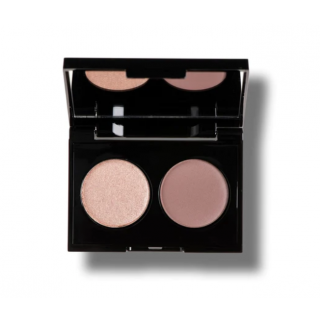 Korres Volcanic Minerals Velvet Dual Eyeshadow Παλέτα Σκιών Pink Rose 18 3gr