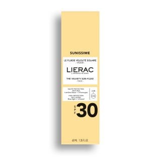 Lierac Sunissime The Velvety Sun Fluid Spf30 40ml Λεπτόρρευστο Βελούδινο Αντηλιακό Προσώπου