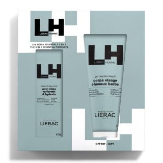 Lierac Promo Homme Global Λεπτόρρευστη Κρέμα Με Ολοκληρωμένη Αντιγηραντική Δράση 50ml & Δώρο Αφρόλουτρο 200ml