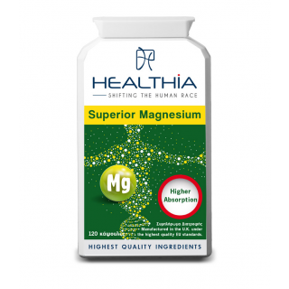 Healthia Superior Magnesium 120caps Συμπλήρωμα Διατροφής με Μαγνήσιο