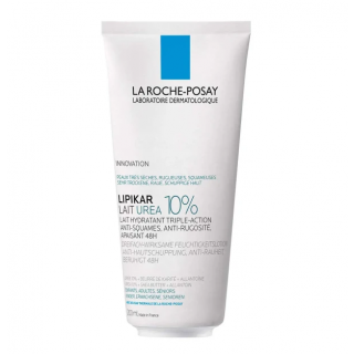 La Roche Posay  Lipikar Lait Urea 10% 200ml Ενυδατικό Γαλάκτωμα με Ουρία 10% Για Το Ξηρό Τραχύ Δέρμα