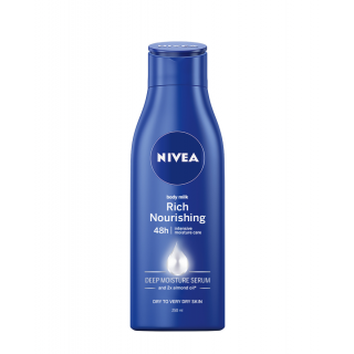 Nivea Rich Nourishing Γαλάκτωμα Σώματος 250ml Ξηρές/Πολύ Ξηρές Επιδερμίδες