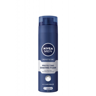 Nivea Men Protect & Care Αφρός Ξυρίσματος με Αλόε Βέρα 250ml