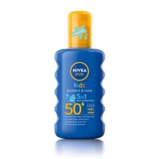 Nivea Sun Kid's Moisturising Coloured Spray SPF50+ 200ml Αντιηλιακό Σπρέι για Παιδιά